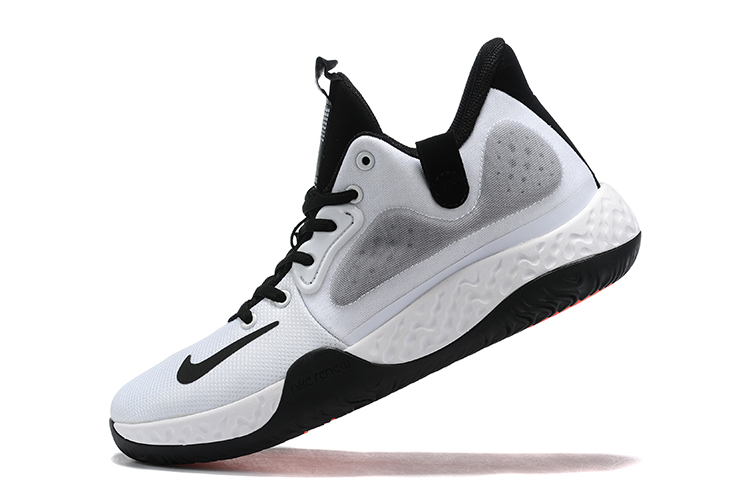 2020 Nike KD Trey IV White Black Orange